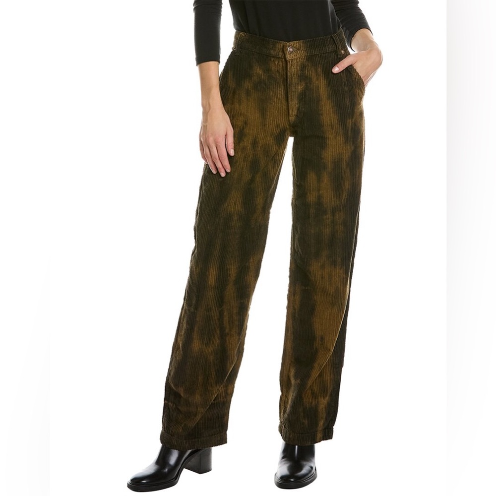 FREE PEOPLE Reese Pitched Straight Corduroy Skinny Jean